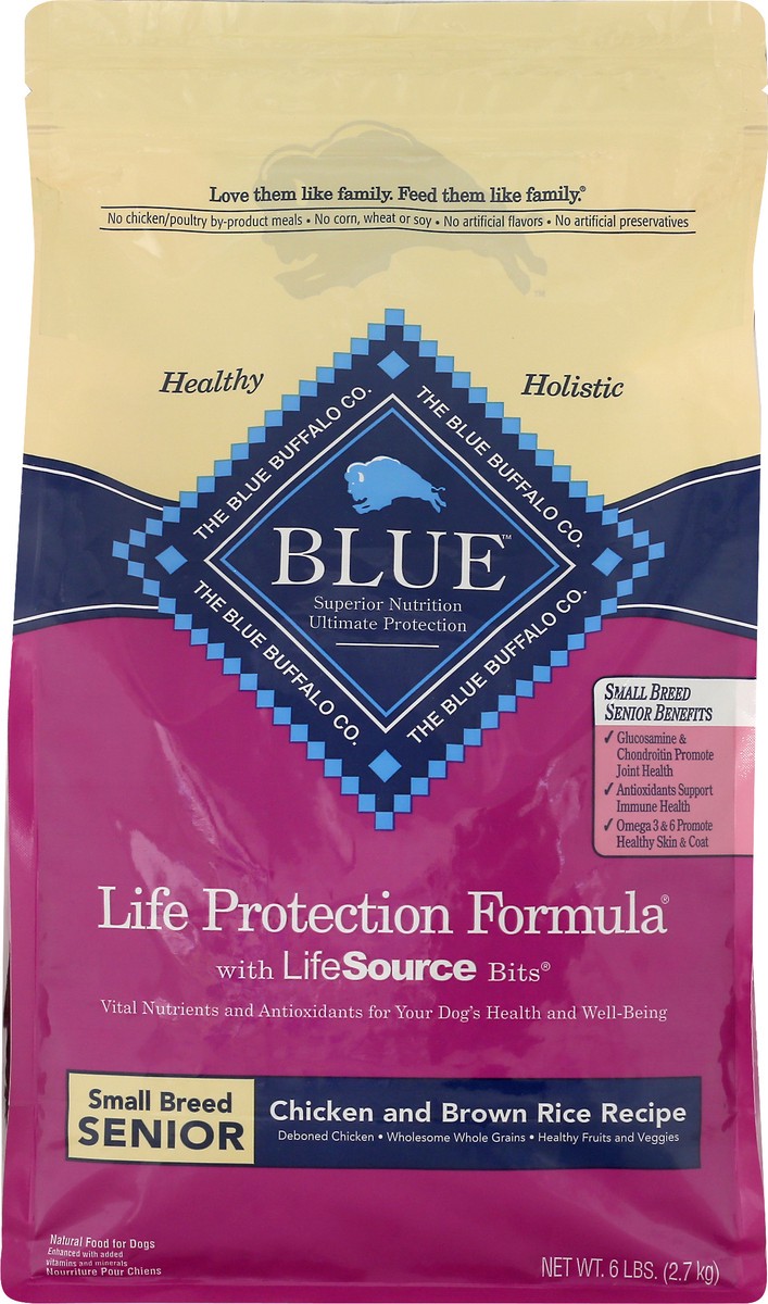 slide 9 of 11, Blue Buffalo Dog Food 6 lbs, 6 lb