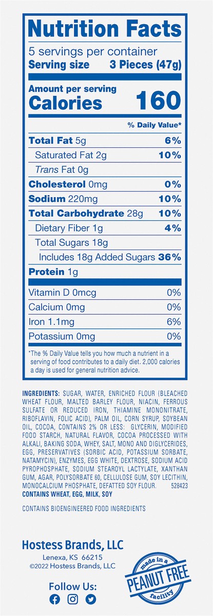 slide 8 of 9, HOSTESS BOUNCERS Glazed Chocolate DING DONGS, Packable Pouches, Perfect for Lunchboxes – 5 Pouches , 8.2 oz, 5 ct