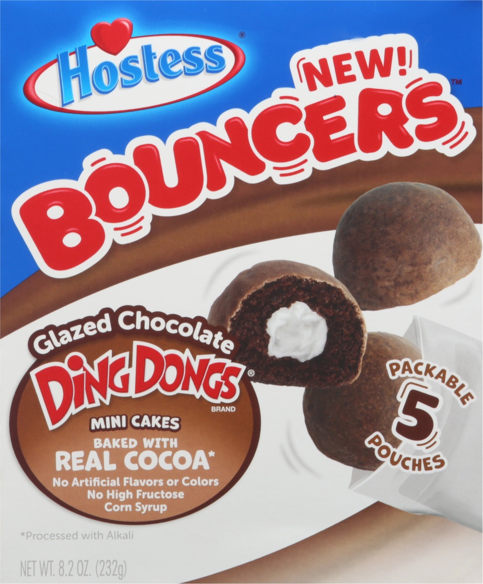 slide 9 of 11, Hostess Bouncers Glazed Chocolate Ding Dongs, 5 ct  9.95 oz