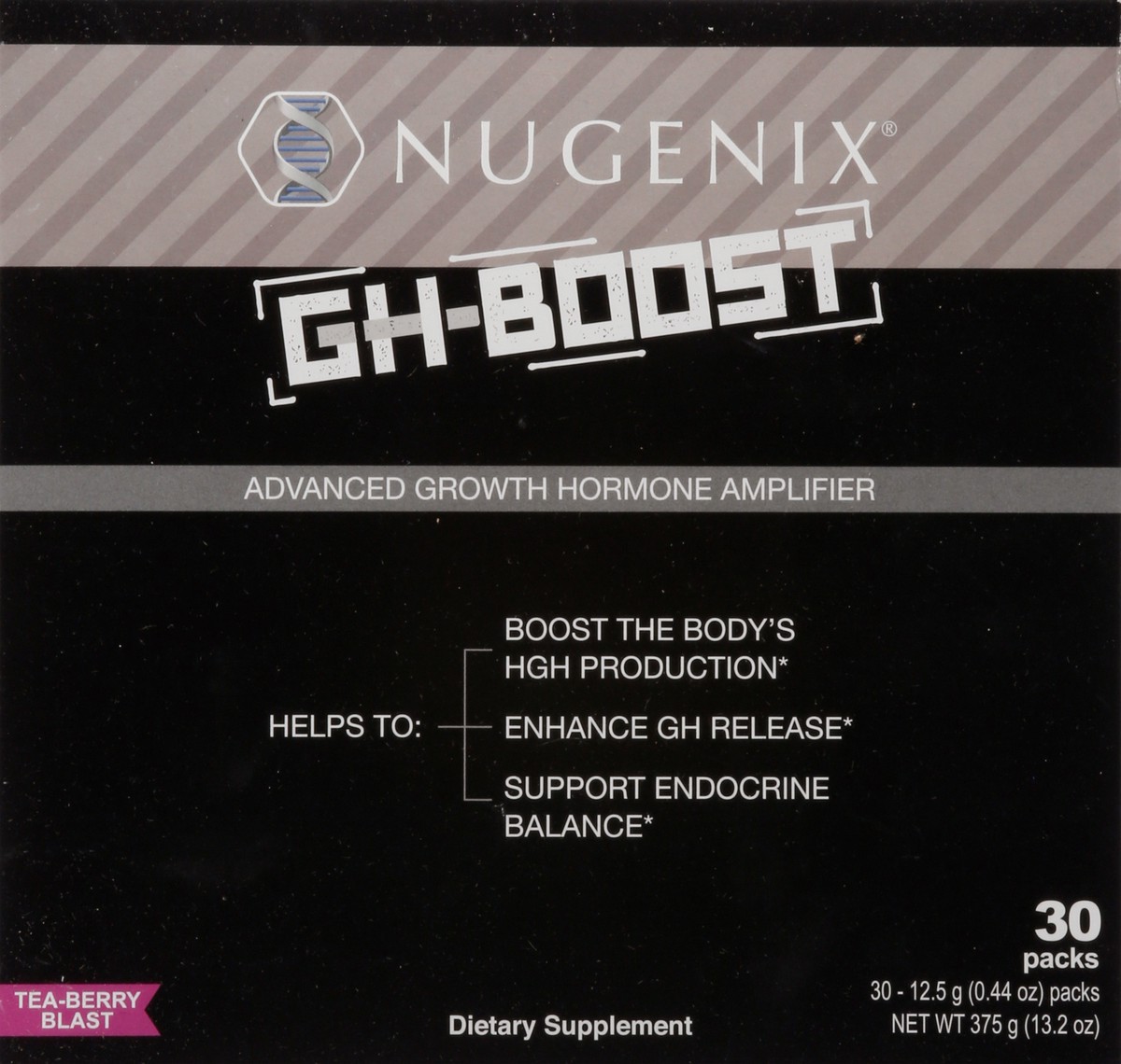 slide 6 of 9, Nugenix GH-Boost - Tea-Berry Blast, 30 ct