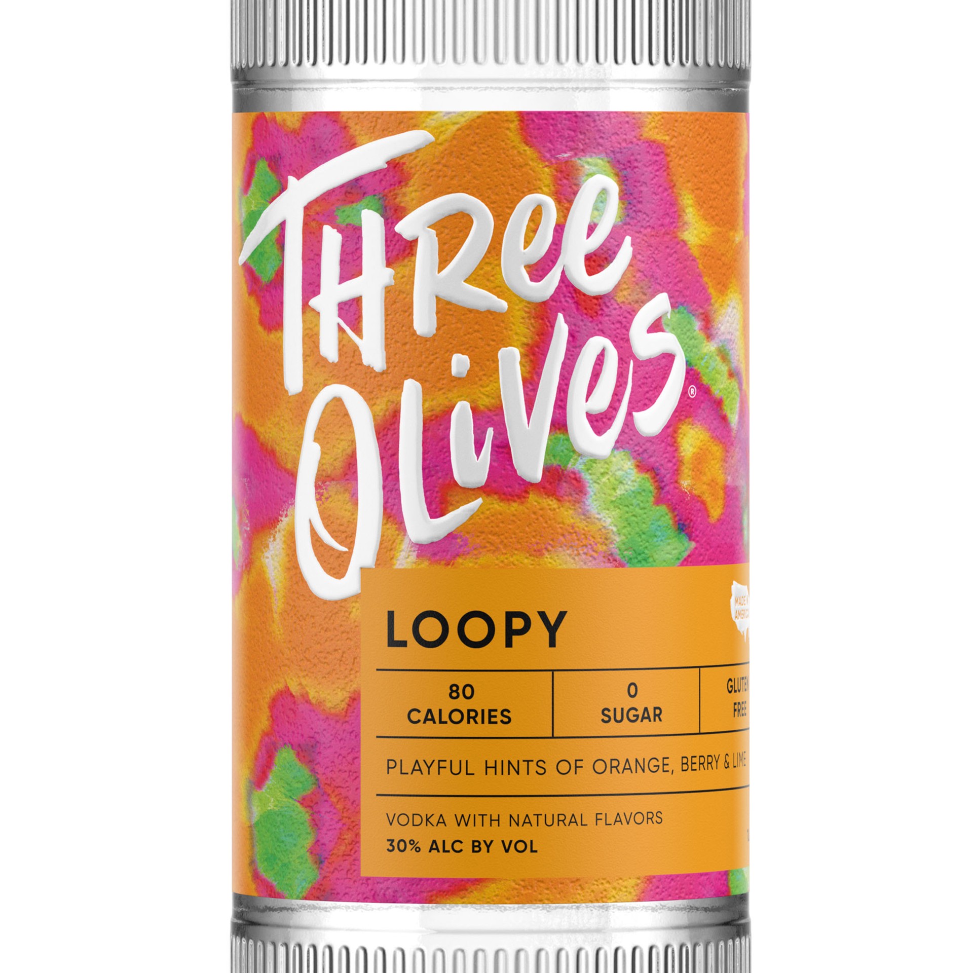 slide 3 of 9, Three Olives Vodka Loopy 60 Proof (1 L), 1 liter