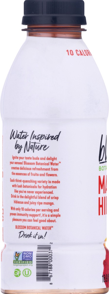 slide 5 of 10, Blossom Water Mango Hibiscus Botanical Water 16.9 oz, 16.9 fl oz