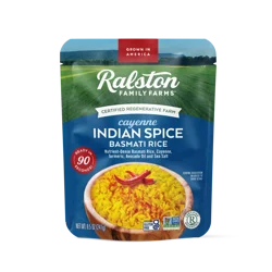 Ralston Family Farms Heat & Eat Cayenne Indian Spice Basmati Rice
