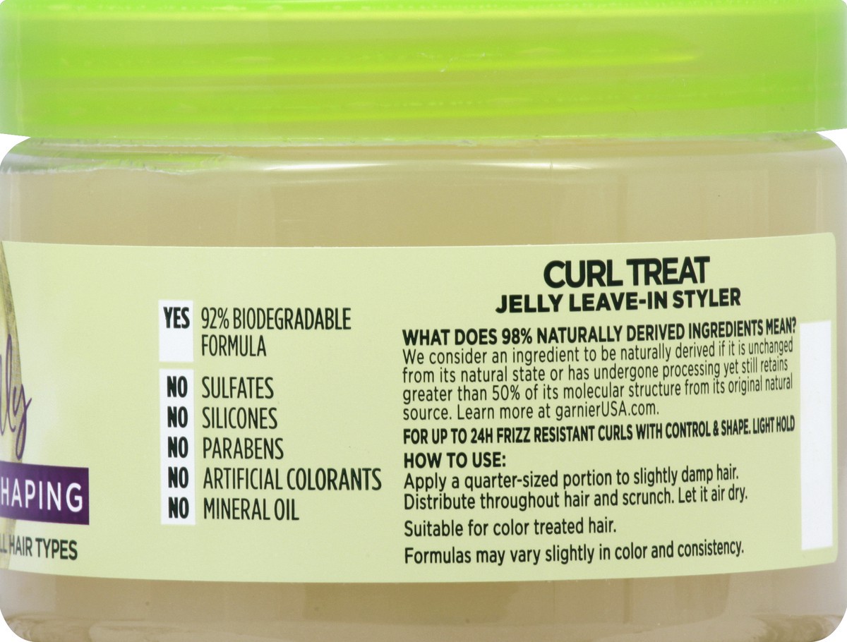 slide 6 of 7, Garnier Fructis Style Curl Treat Jelly Shaping Leave-In Styler To Shape Curls, 10.5 oz