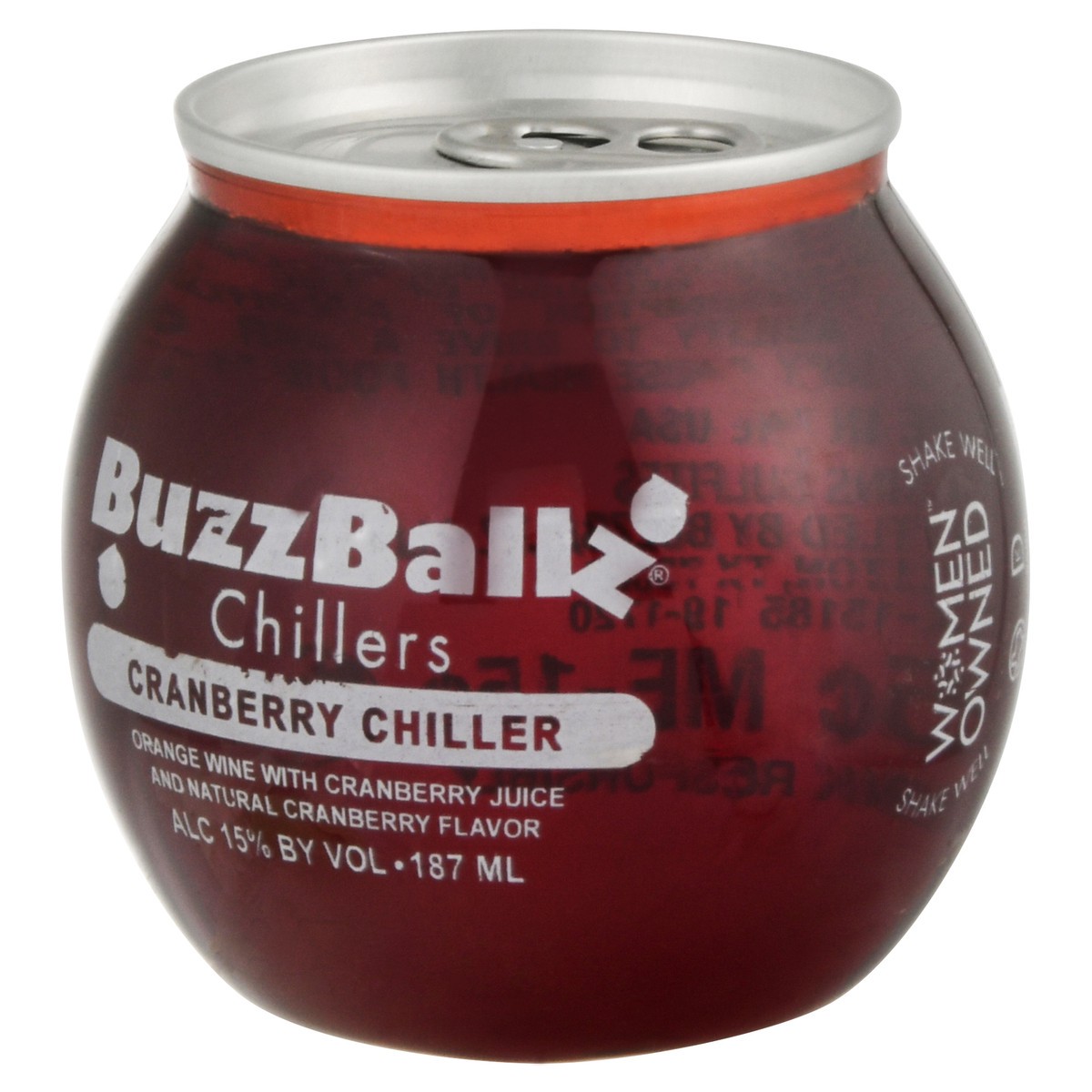 slide 3 of 9, Buzzballz Chillers Cranberry Chiller, 187 ml