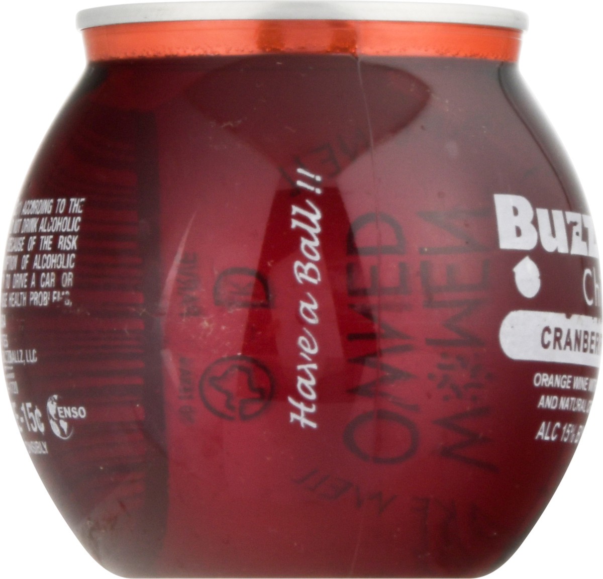 slide 8 of 9, Buzzballz Chillers Cranberry Chiller, 187 ml