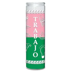 St. Jude Candle Co. Trabajo Pink Green
