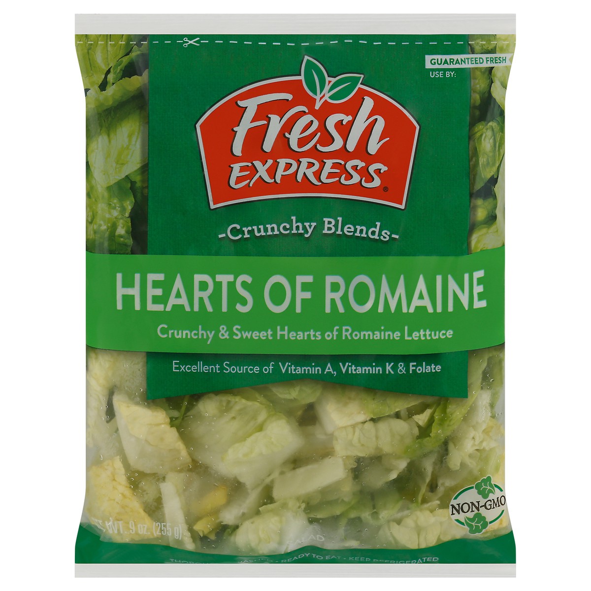 slide 1 of 9, Fresh Express Crunchy Blends Hearts of Romaine 9 oz, 9 oz