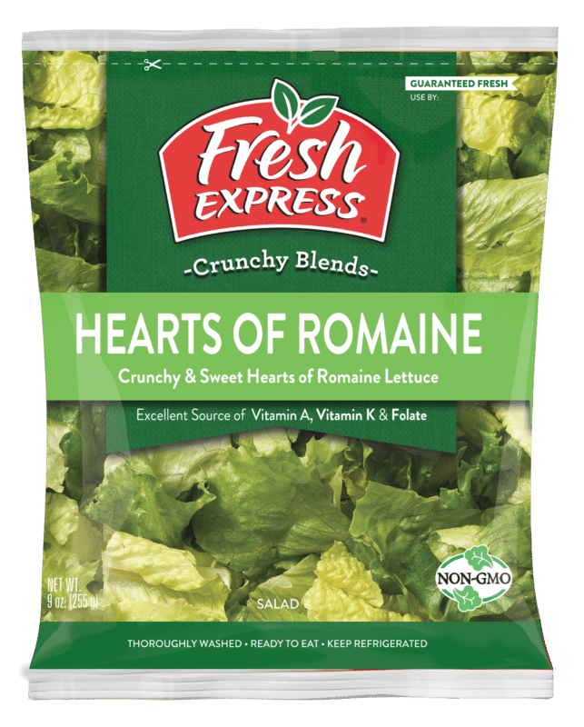 slide 1 of 9, Fresh Express Crunchy Blends Hearts of Romaine 9 oz, 9 oz