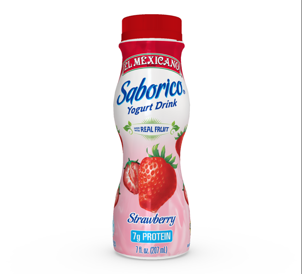 slide 1 of 1, El Mexicano Saborico Strawberry Yogurt Drink 7 fl oz, 7 fl oz