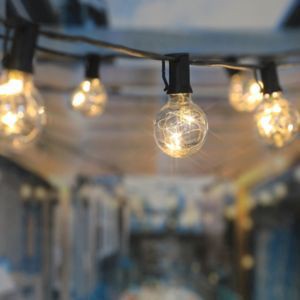 slide 1 of 1, House To Home 10 Globe Bulb String Lights, 10 Ft, 1 ct