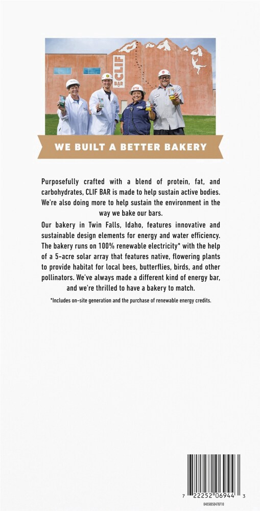 slide 4 of 4, Clif Bar Cookies & Creme Energy Bars, 12 ct; 2.4 oz