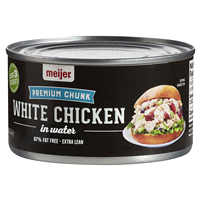 slide 7 of 29, Meijer Premium Chunk Canned White Chicken, 12.5 oz