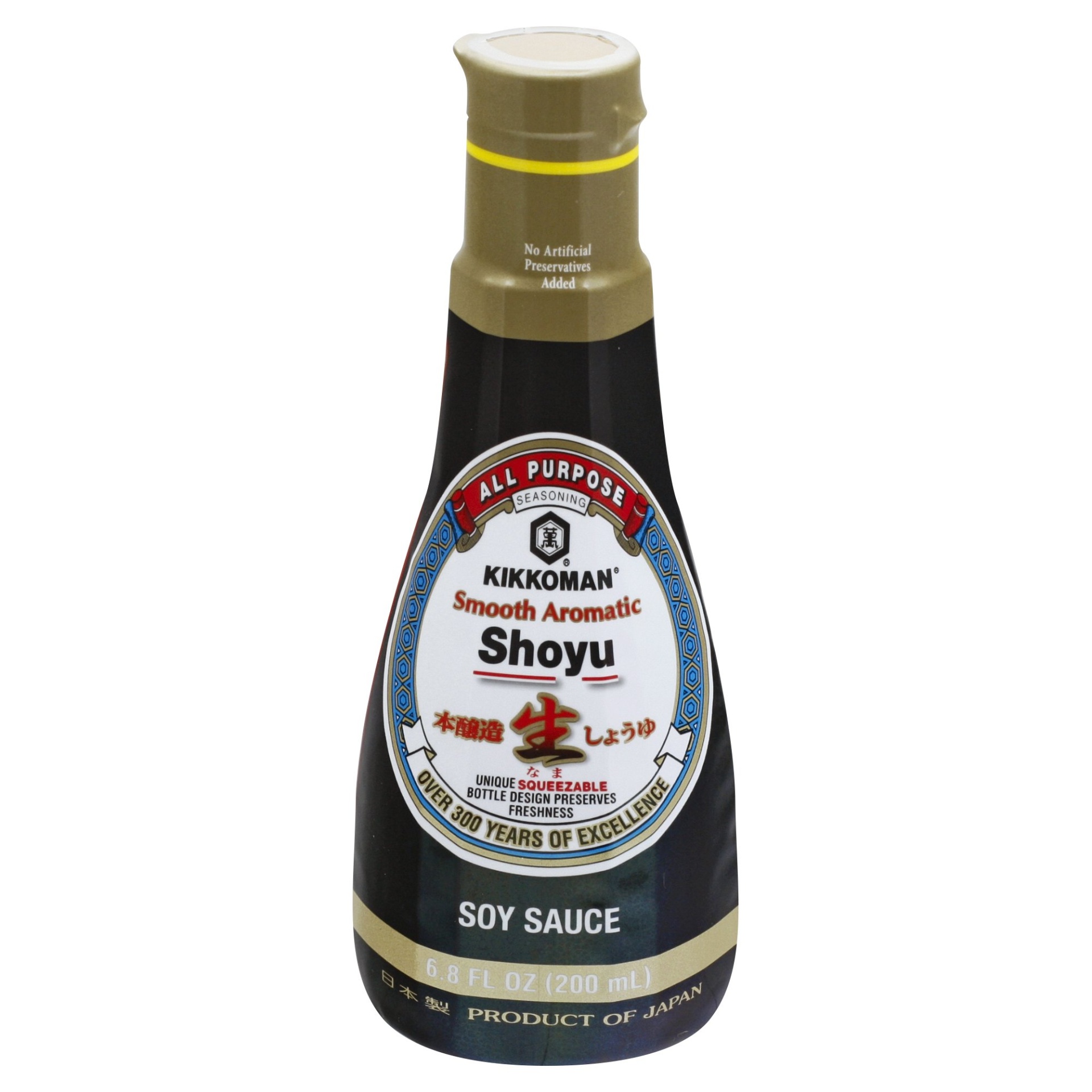 slide 1 of 6, Kikkoman Soy Sauce Smooth Aromatic - 6.8 Fl. Oz., 6.8 fl oz