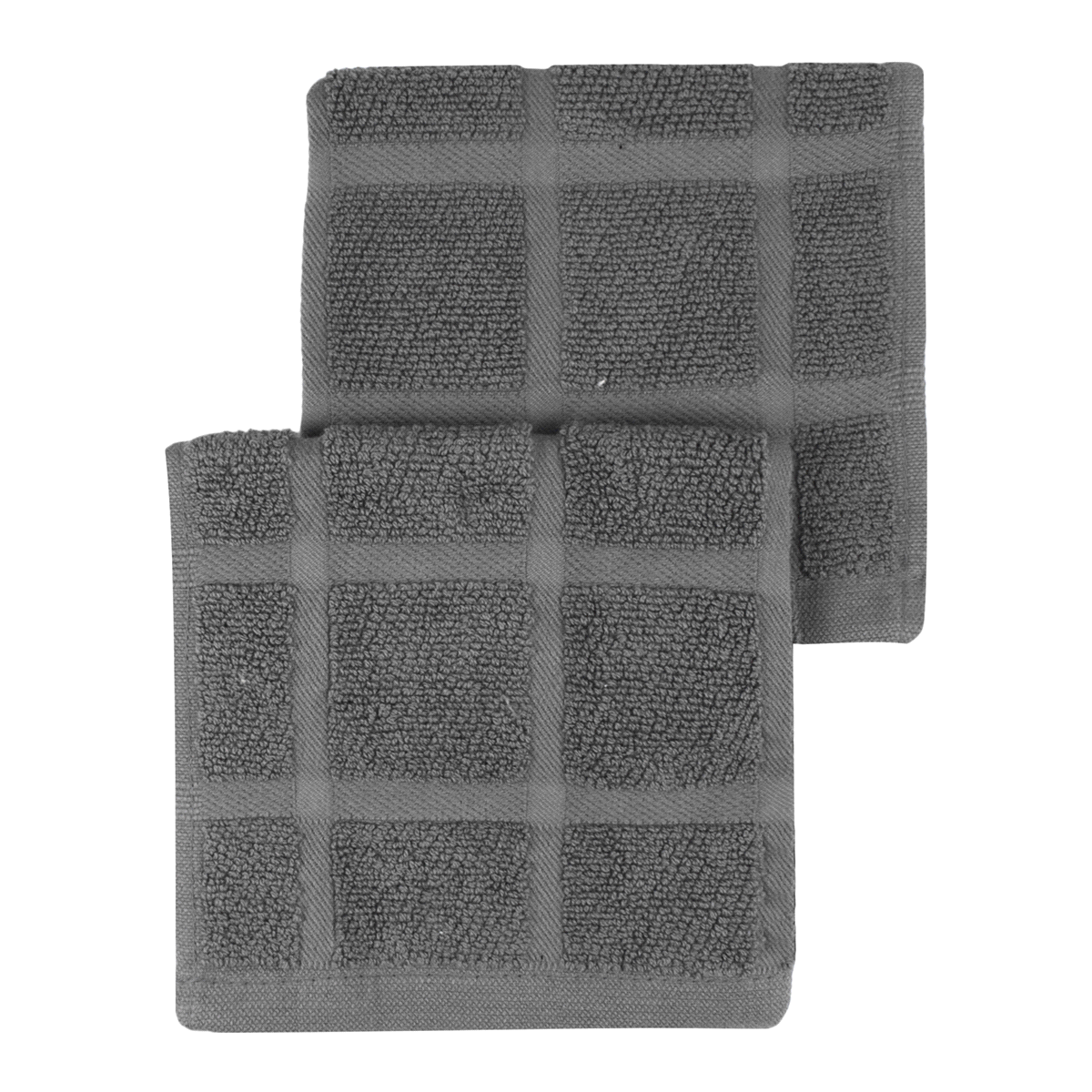 slide 1 of 1, Ritz KitchenWears Dish Cloth set in Graphite, 2 ct