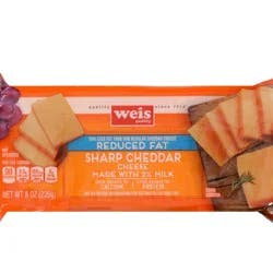Weis Quality Sharp Yellow Cheddar Bar Cheese