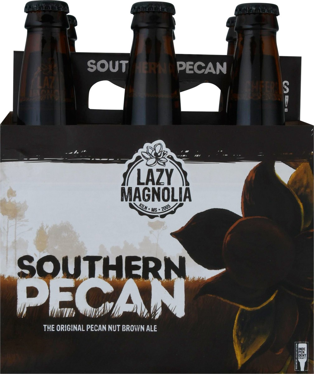 slide 4 of 12, Lazy Magnolia Brown Ale Southern Pecan Beer 6 ea, 6 ct