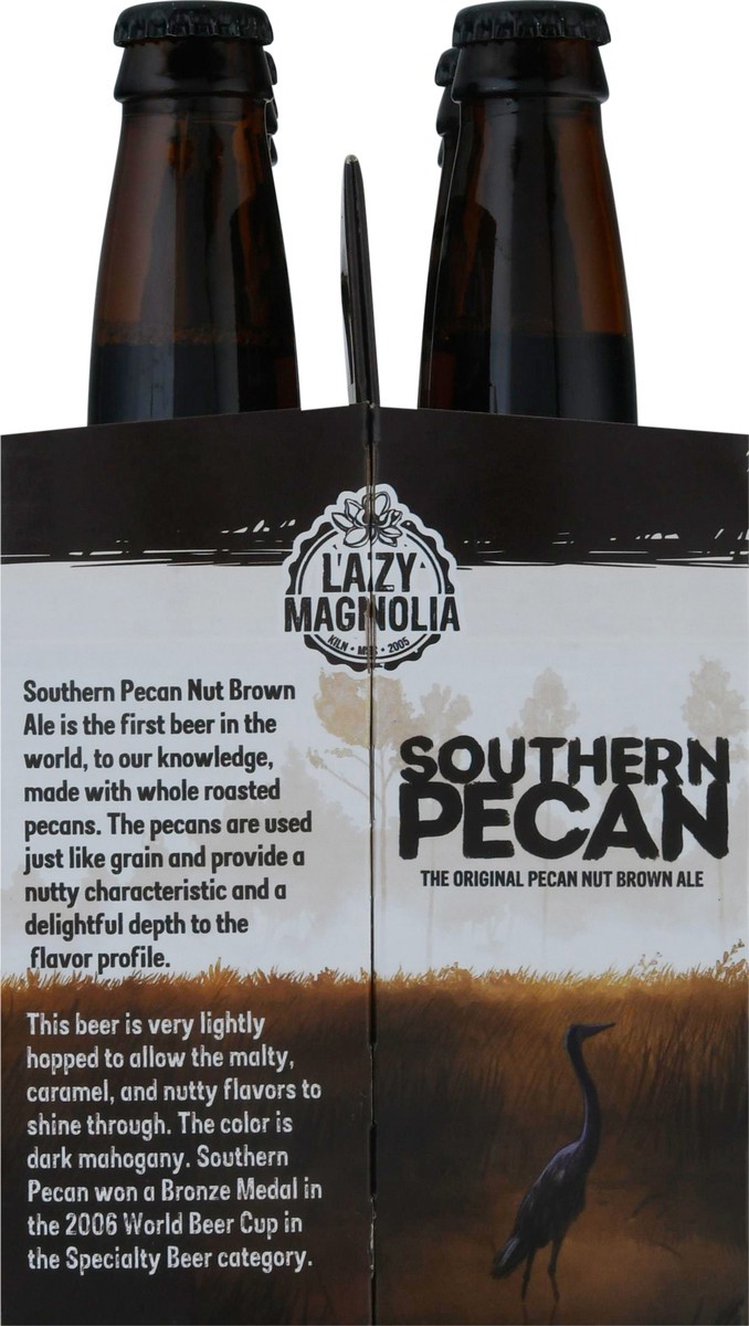 slide 12 of 12, Lazy Magnolia Brown Ale Southern Pecan Beer 6 ea, 6 ct