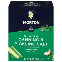 Morton All-Natural Canning & Pickling Salt
