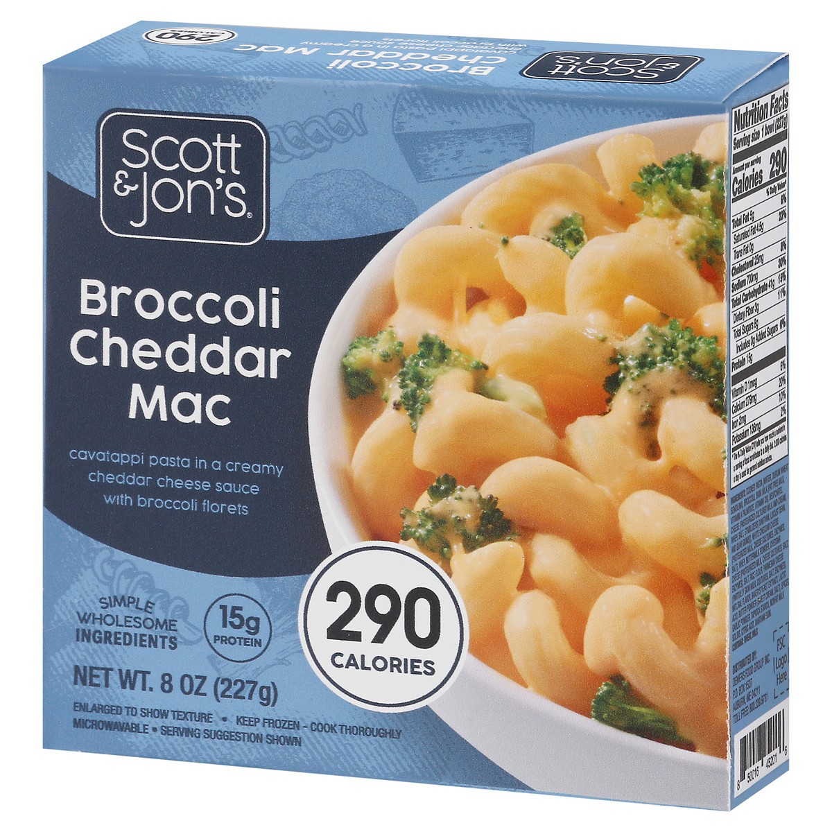 slide 12 of 14, Scott & Jon's Broccoli Cheddar Mac 8 oz, 8 oz