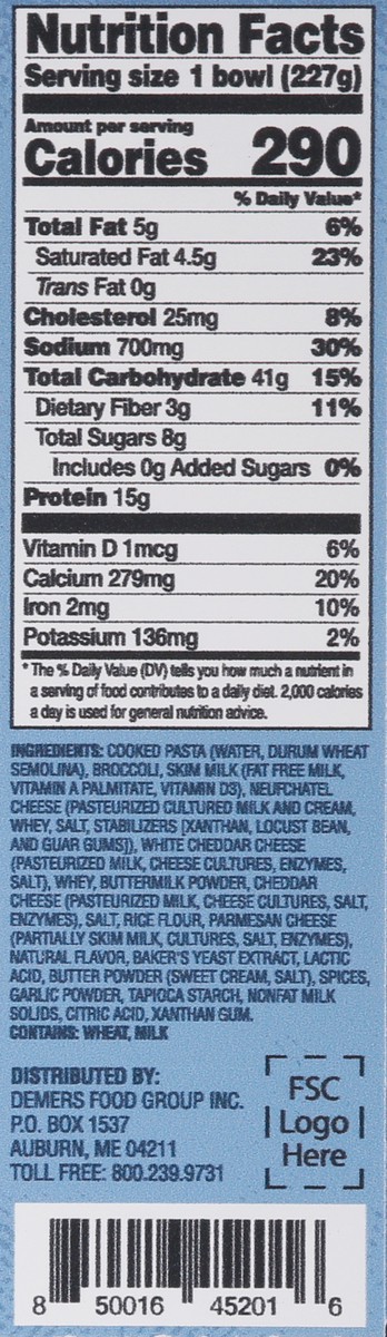 slide 14 of 14, Scott & Jon's Broccoli Cheddar Mac 8 oz, 8 oz