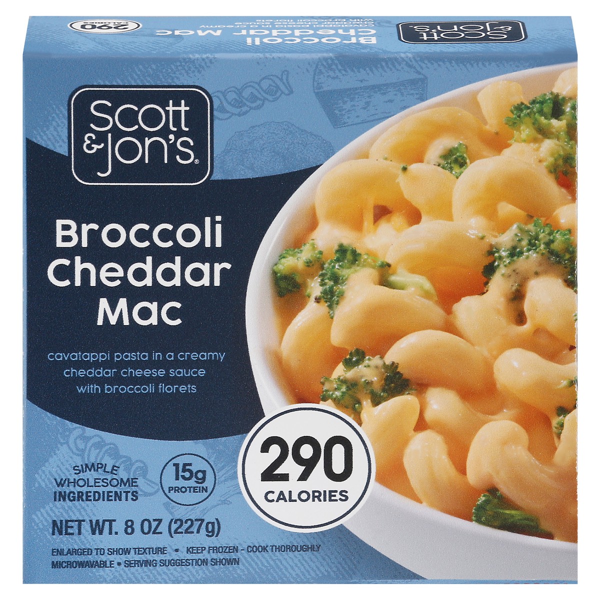 slide 1 of 14, Scott & Jon's Broccoli Cheddar Mac 8 oz, 8 oz