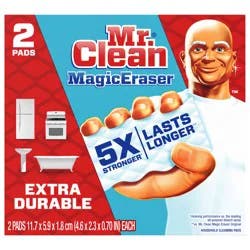 Mr. Clean Extra Durable Scrub Magic Eraser Sponges - 2ct