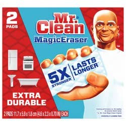 Mr. Clean Magic Eraser Extra Durable Scrubber, Cleaning Pad, 2 ct