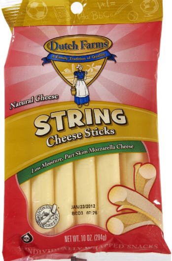 slide 1 of 1, Dutch Farms Dutch Farm Snack String Cheese, 10 oz