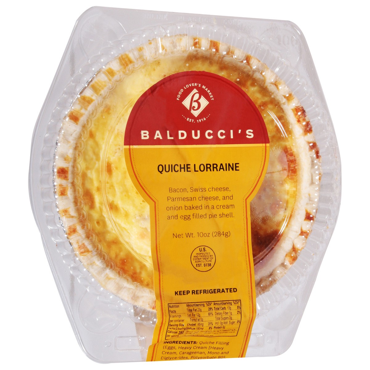 slide 12 of 13, Bal Quiche Lorraine Sm - 10 OZ, 10 oz