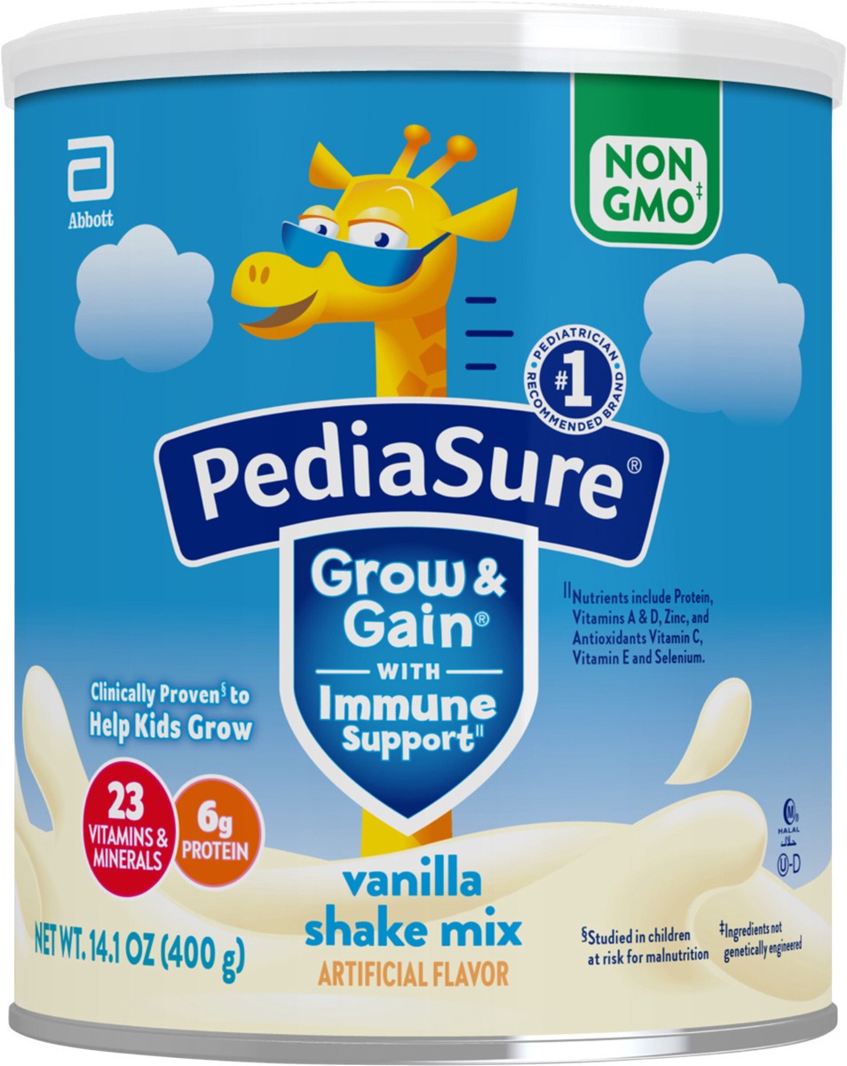 slide 2 of 5, PediaSure Grow & Grain Vanilla Shake Mix 14.1 oz, 14.1 oz