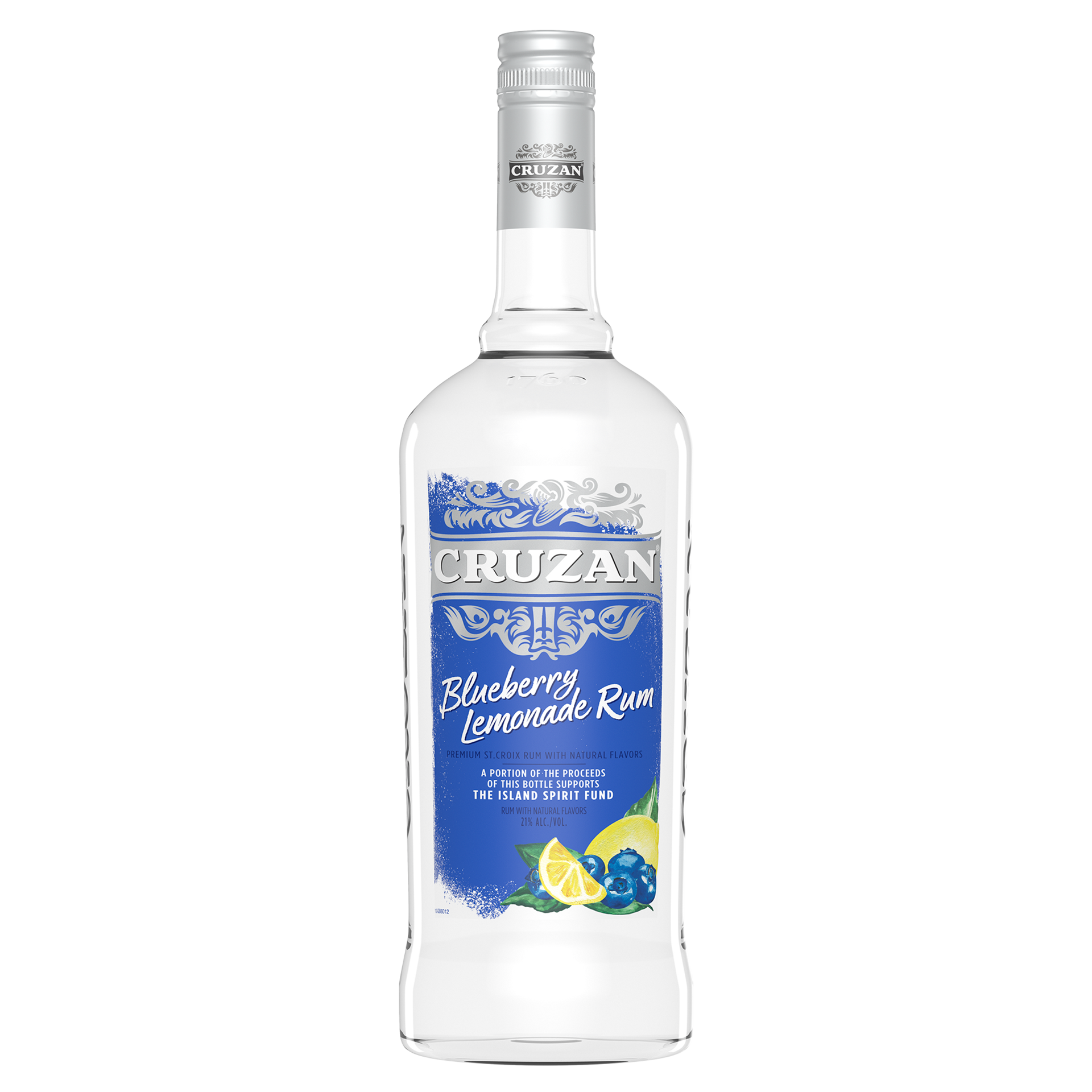 slide 2 of 2, Cruzan Blueberry Lemonade Flavored Rum 1 L, 1 liter