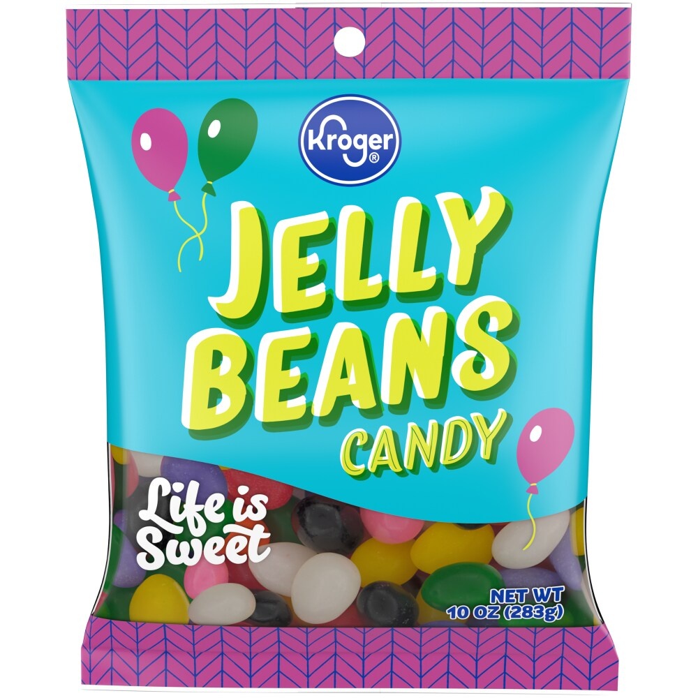 slide 1 of 1, Kroger Jelly Beans Candy, 10 oz