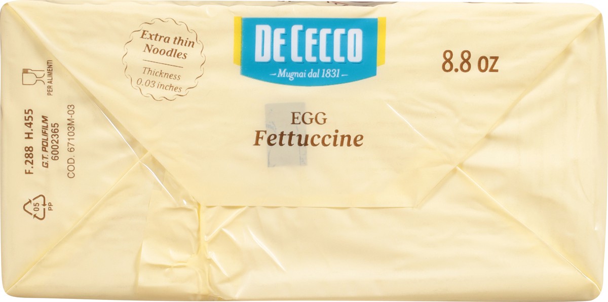 slide 12 of 13, De Cecco No. 103 Egg Fettuccine 8.8 oz, 8.8 oz