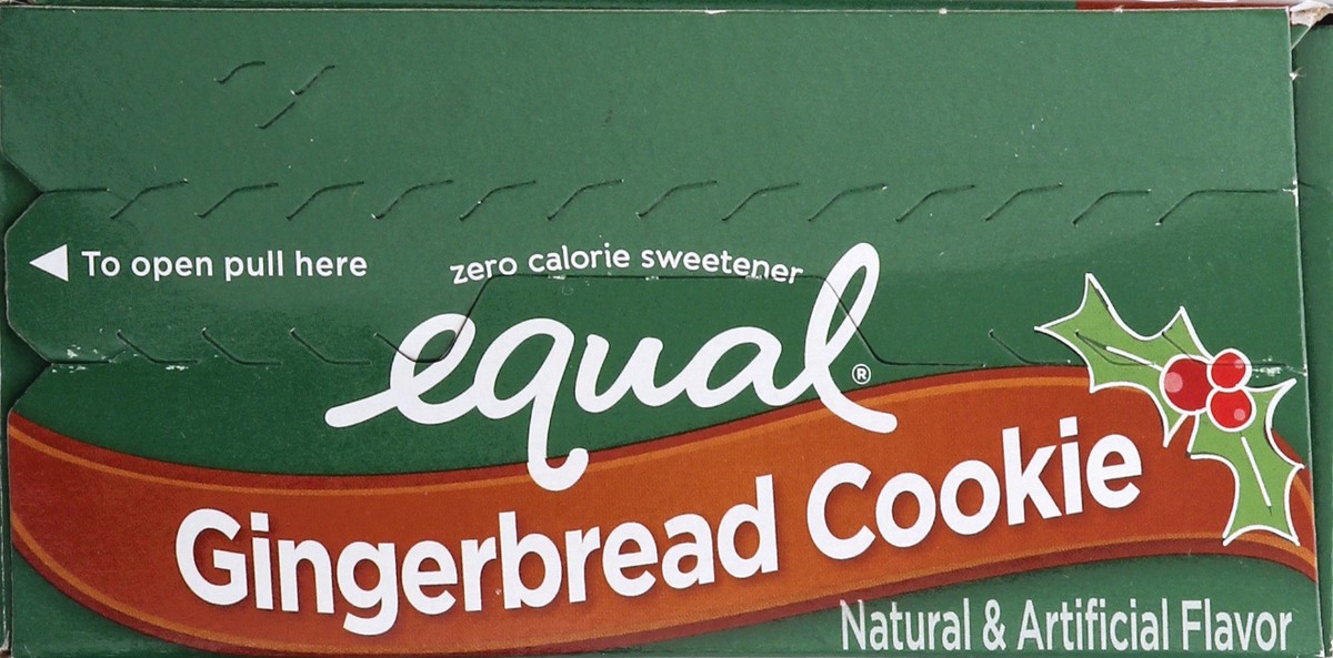 slide 3 of 12, Equal Zero Calorie Gingerbread Cookie Sweetener 80 ea, 80 ct