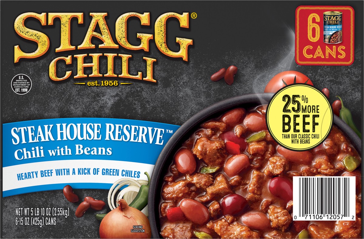 slide 7 of 10, Stagg STAGG STEAK HOUSE Reserve Chili with Beans, 