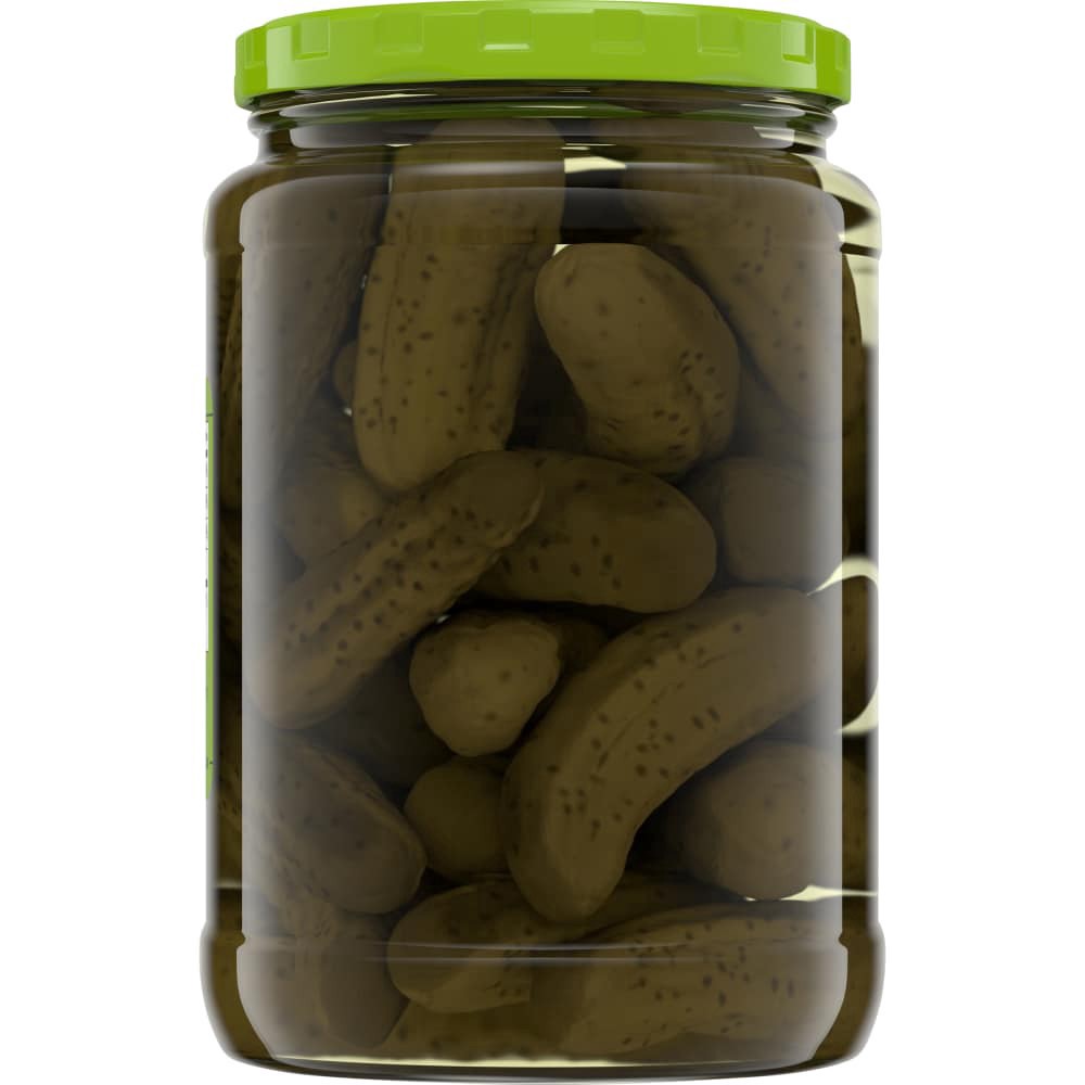 slide 4 of 6, Kroger Whole Kosher Baby Dill Pickles, 24 fl oz