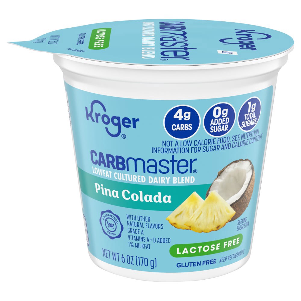 slide 1 of 5, Kroger Carbmaster Pina Colada Yogurt, 6 oz