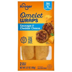 Kroger Sausage & Cheddar Cheese Omelet Wrap