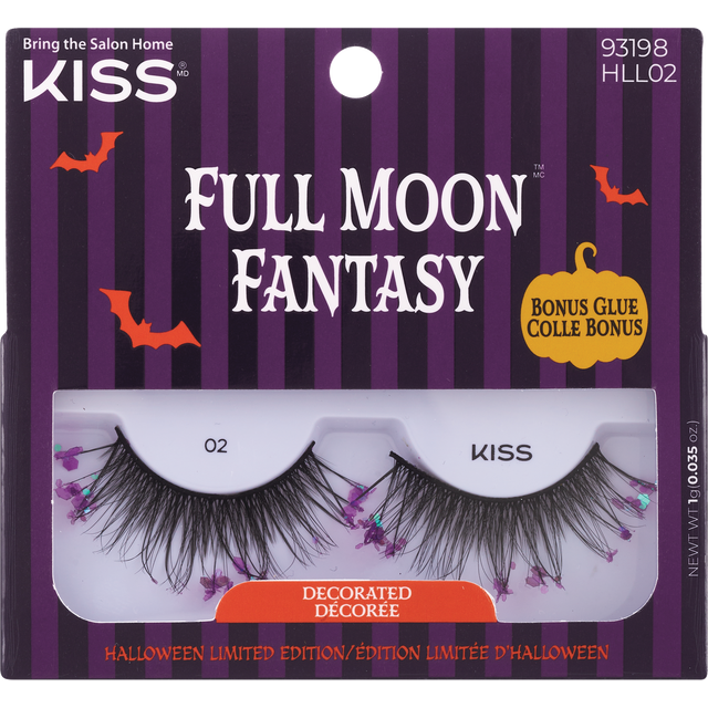 slide 1 of 1, KISS Halloween 'Full Moon Fantasy' False Eyelashes, Decorated - Night Goddess, 1 ct
