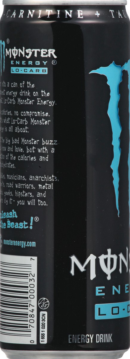 slide 5 of 10, Monster Energy Lo-Carb Energy Drink 12 fl oz, 12 fl oz