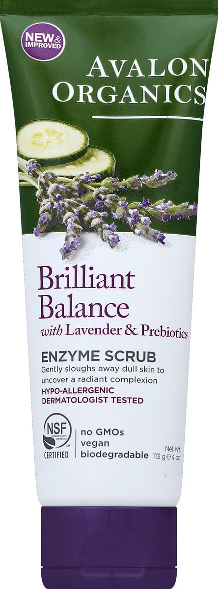 slide 5 of 6, Avalon Organics Lavender Renewal and Vitality Exfoliating Enzyme Scrub, 8.5 oz