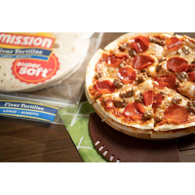 slide 2 of 3, Mission Super Soft Flour Tortillas 6 ea, 6 ct