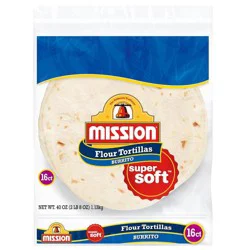 Mission Super Soft Flour Tortillas 6 ea