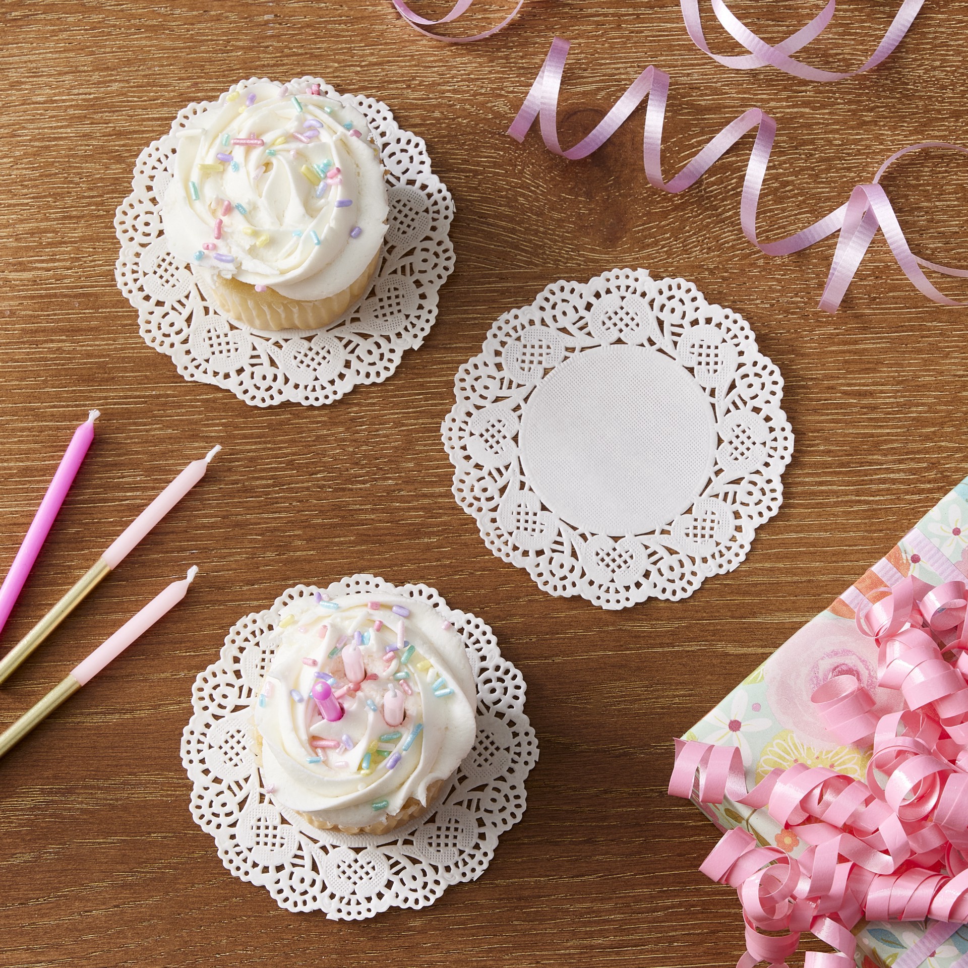 slide 2 of 4, 4" Paper Doilies By Celebrate It, 4 in x 4 in