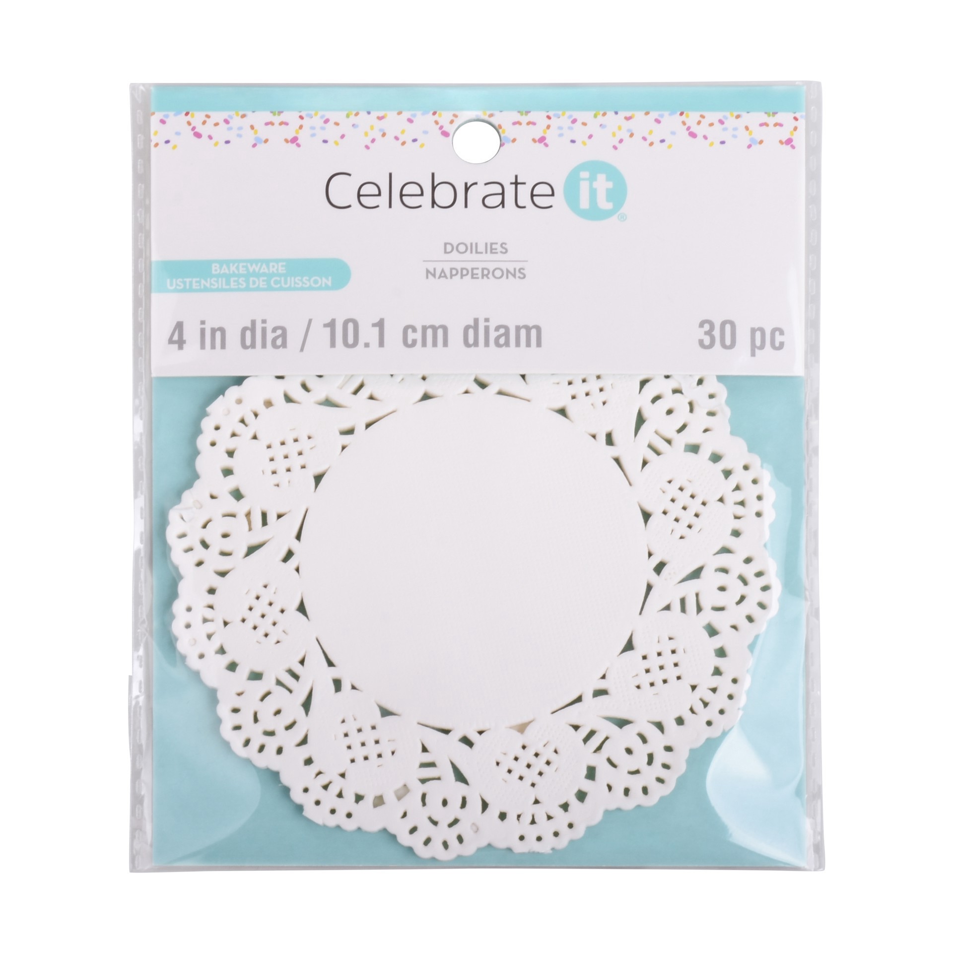 slide 3 of 4, 4" Paper Doilies By Celebrate It, 4 in x 4 in