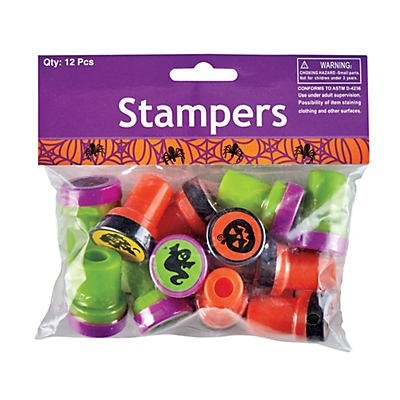 slide 1 of 1, Fun Express Iconic Halloween Stampers, 12 ct