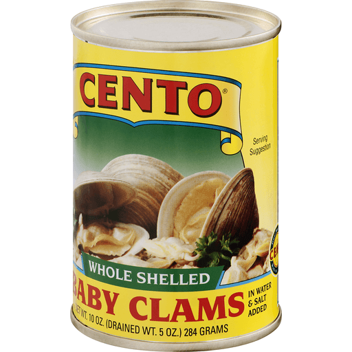 slide 9 of 9, Cento Clams 10 oz, 10 oz