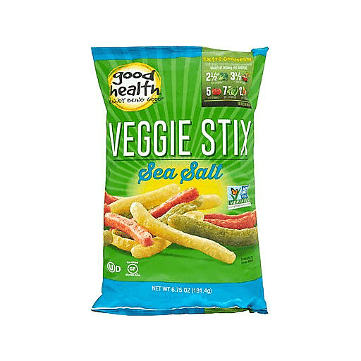 slide 1 of 1, Good Health Veggie Stix Sea Salted, 6.25 oz