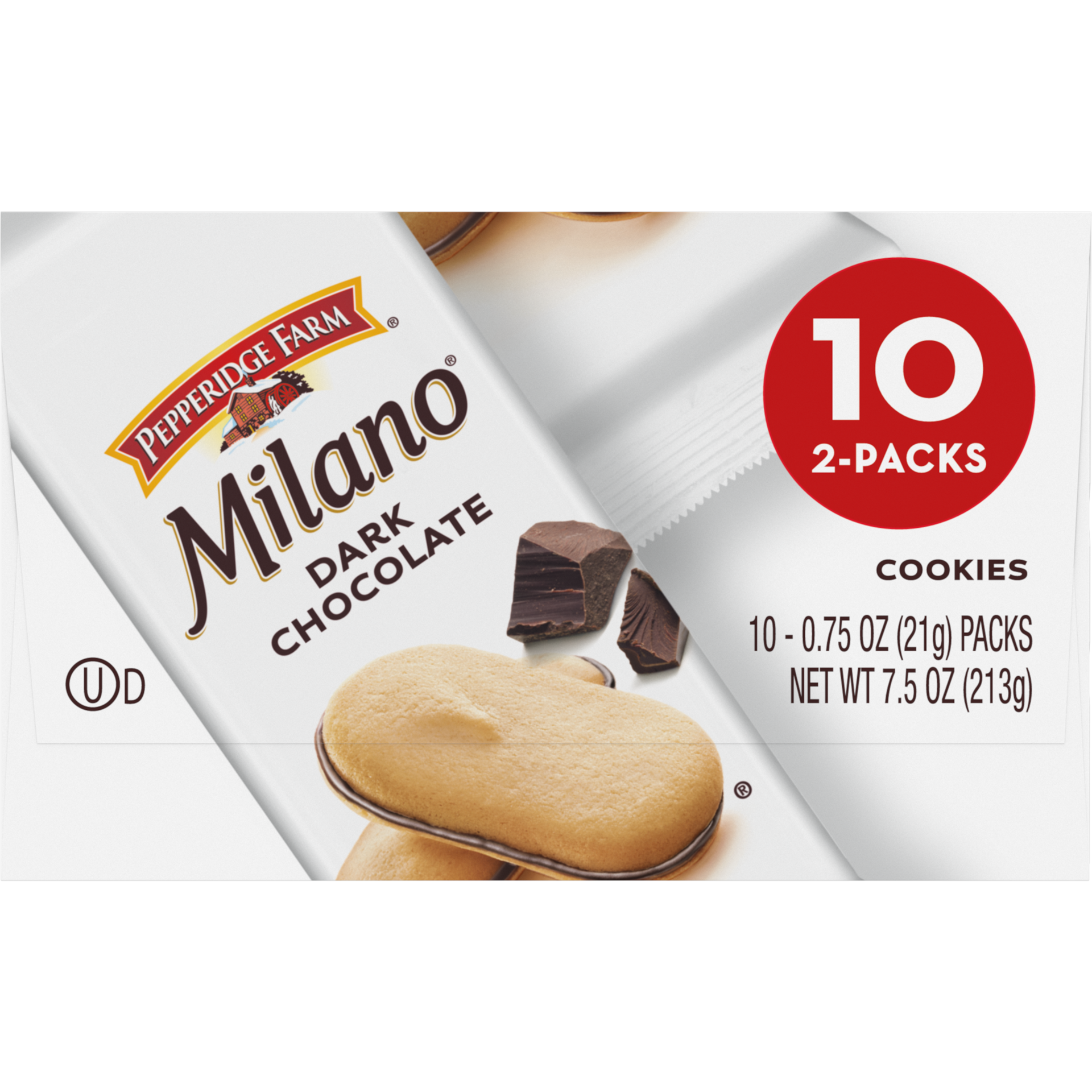 slide 3 of 5, Pepperidge Farm Milano Dark Chocolate Cookies - 7.5oz/10ct, 10 ct; 0.75 oz